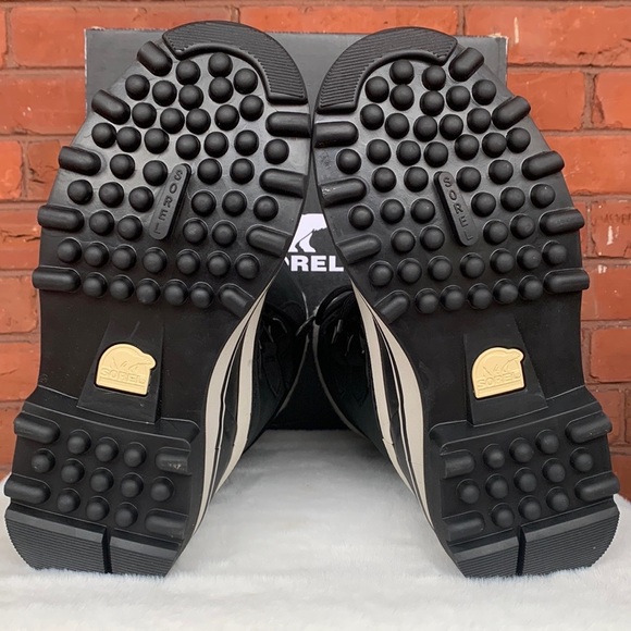 SOREL Caribou NEW Waterproof Insulated Black Winter Snow Boots 7.5 8 9.5 - Picture 4 of 9